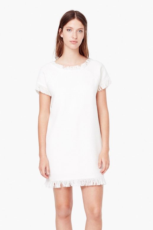 mango white shirt dress